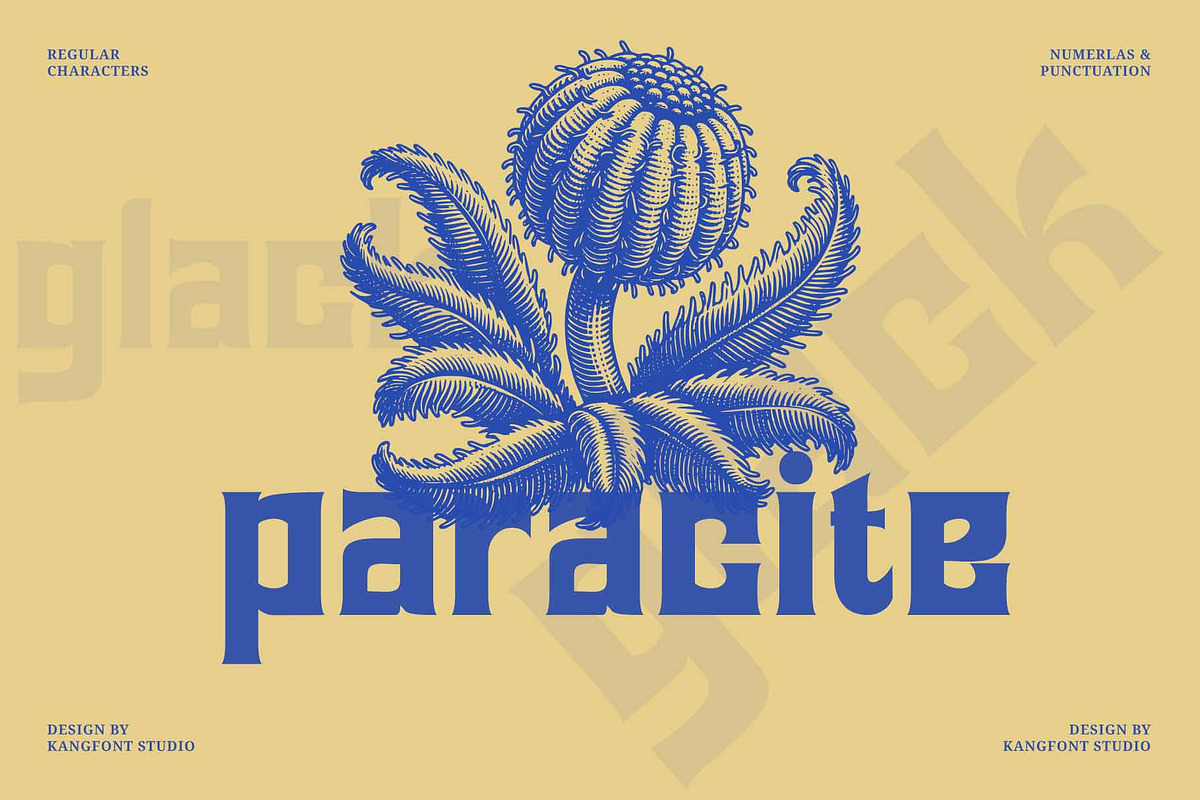 Glack – Serif Vintage Font, a Serif Font by kangfont Studio (Photo 7 of 11)