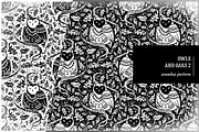 White garden. Seamless patterns, a Pattern Graphic by OlgaSoi007 (Thumbnail 8 of 10)