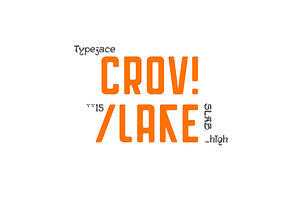 Crovilage Sans Typeface