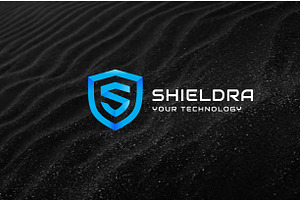 Sleek Blue Shield S Logo, a Branding & Logo Template by MadeByShahbaz