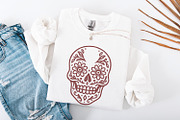 Day Of The Dead Skull PNG, Sugar, an Illustration by SharpMarketplace (Thumbnail 4 of 9)
