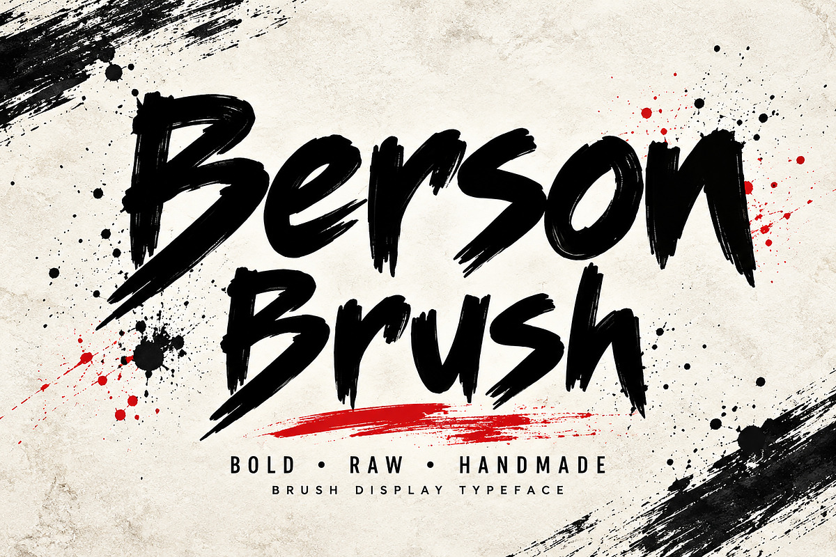 Berson Brush, a Script Font by Wow Magic (Photo 1 of 5)