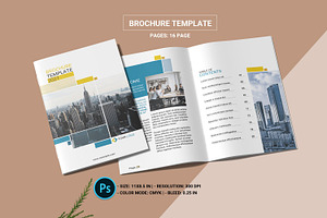 Corporate Business Brochure Template, a Brochure Template by retrographix