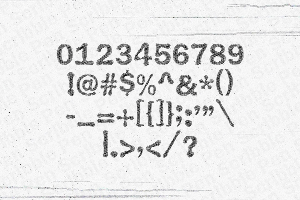 Scribble Pen, a Handwritten Font by Nickhard (Photo 5 of 6)