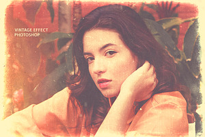 Vintage Effect Photoshop, an Action Add-On by liptouse