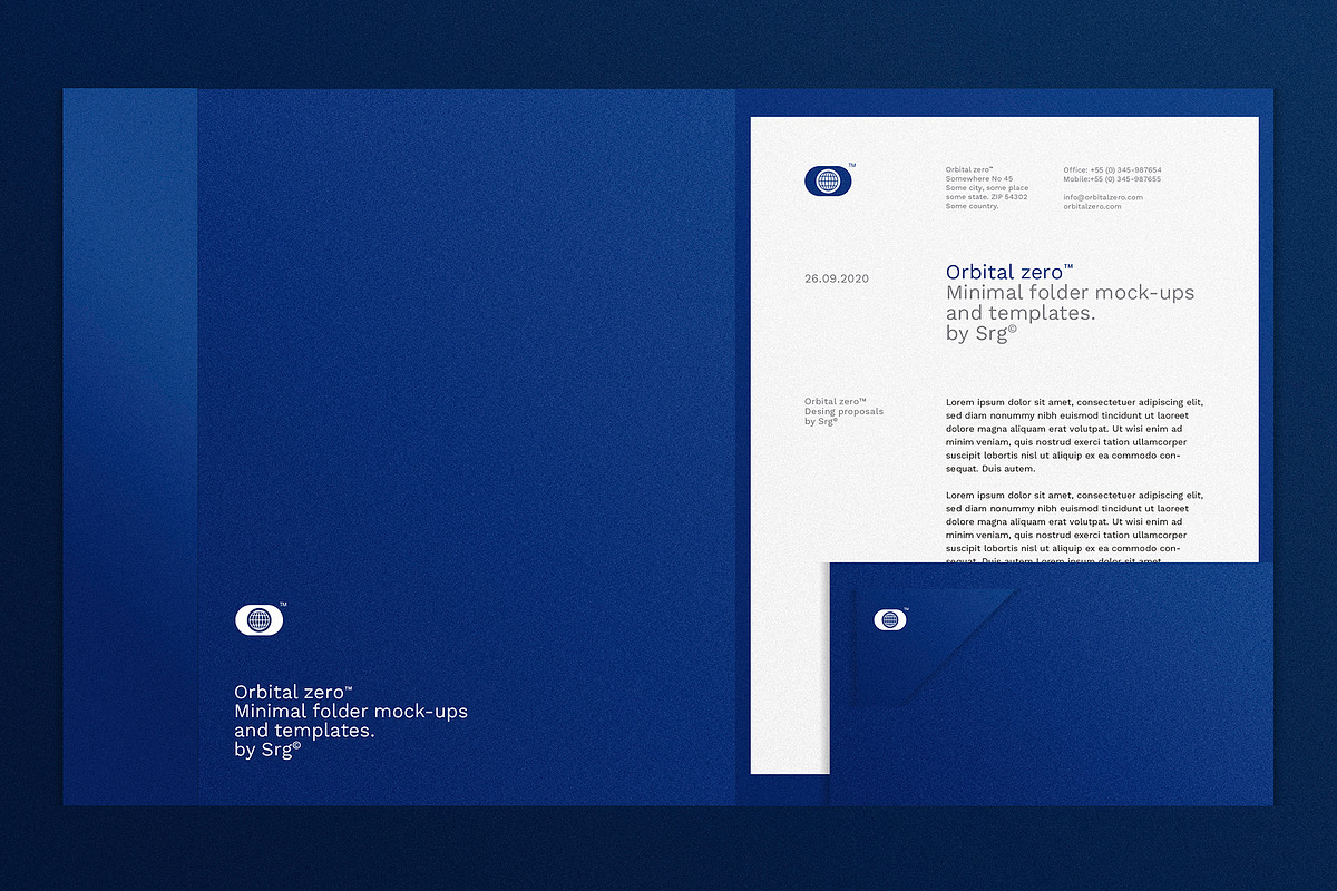 20 folder mock-ups & templates, a Product Mockup by Srg® (Photo 14 of 21)