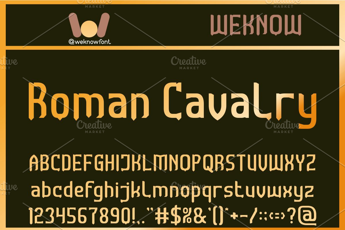 Straightforward font, a Font by weknow (Photo 4 of 8)