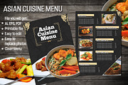 Asian Cuisine Menu, a Brochure Template by Minimalist Studio (Thumbnail 1 of 4)