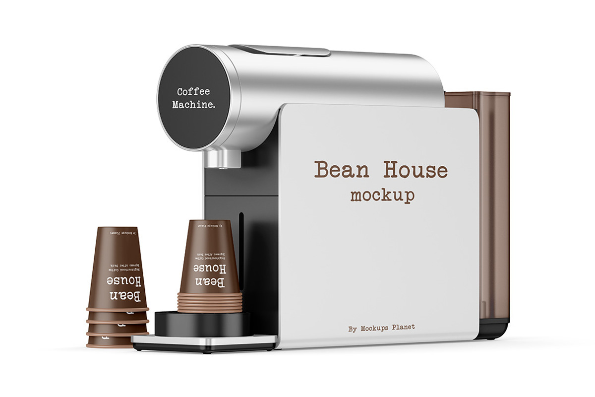 Coffee Machine Mockups, a Product Mockup by Mockups Planet (Photo 4 of 5)