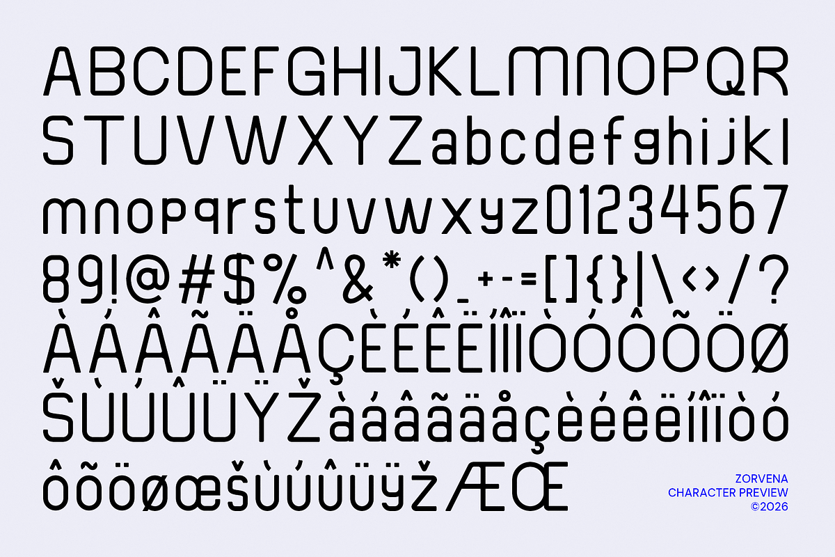 Zorvena - Clean Modern Sans Family, a Sans Serif Font by Indotype Foundry (Photo 5 of 10)