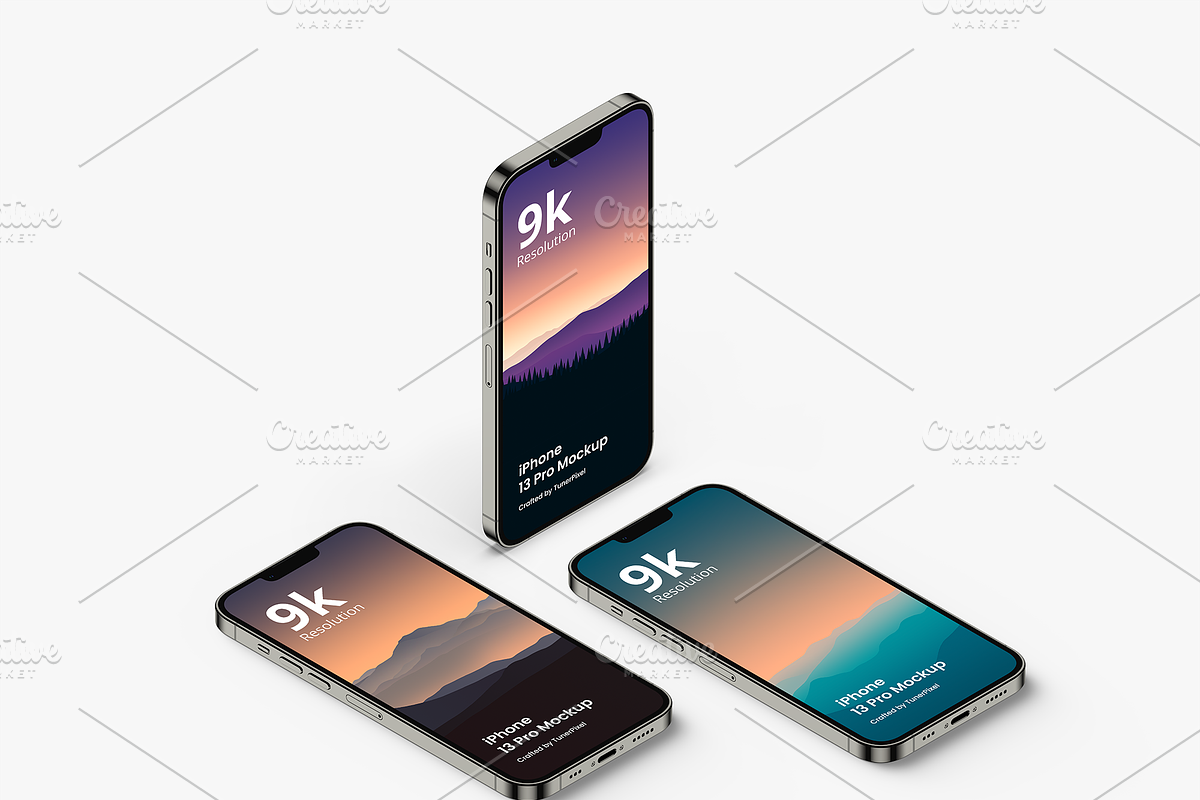 iPhone 13 Pro Mockup, an iPhone Mockup by Mockupia (Photo 15 of 27)
