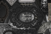 Vintage Black Lace Frames & Doilies, an Object Graphic by Lana Elanor (Thumbnail 1 of 20)