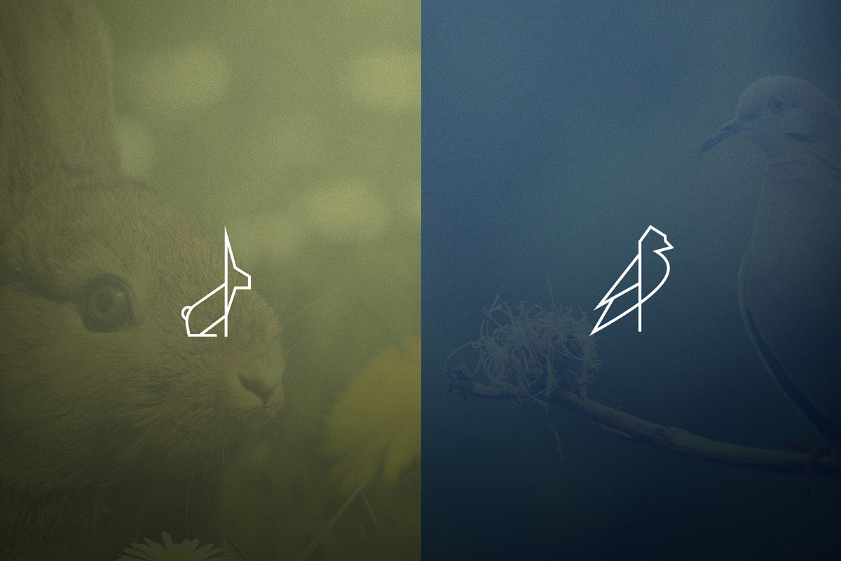 17 Geometric Animal Icons and Logos, a Branding & Logo Template by VP Fonts (Photo 7 of 33)