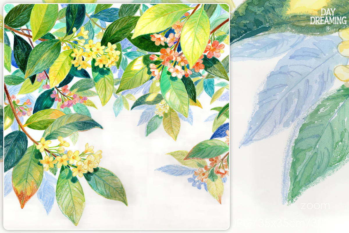 Bright Yellow Botanical, a Decorative Illustration by yahu88studio (Photo 1 of 3)