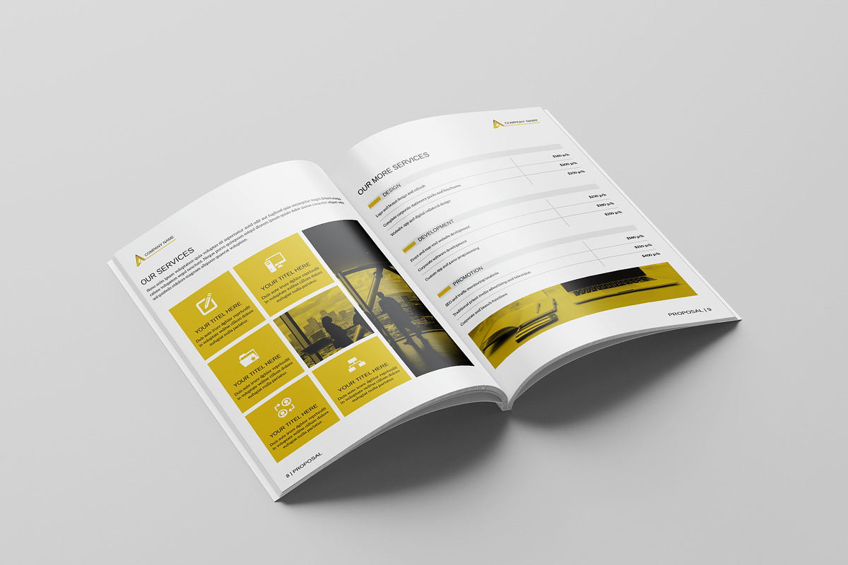 Business Proposal, a Brochure Template by retrographix (Photo 5 of 13)