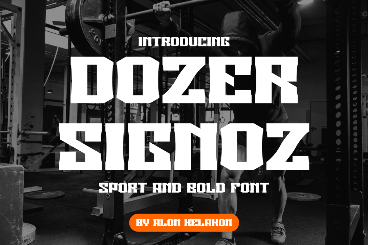 Dozer Signoz, a Serif Font by alon kelakon (Photo 1 of 6)