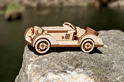 Small Sport Car - Laser Cut File, an Object Graphic by VectorPainter (Thumbnail 3 of 18)