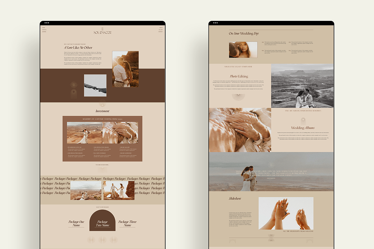 Earthy | Showit Website Template, a Websites & App Template by Studio Leelou (Photo 5 of 13)