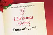 Christmas Invitation Flyer Template, a Flyer Template by Krukowski Graphics (Thumbnail 3 of 3)