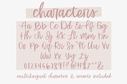 Sweet Magnolia Hand Lettered Font, a Script Font by Dansie Design (Thumbnail 7 of 7)