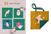 Christmas in Australia Holiday Set, an Animal Illustration by danceyourlife (Thumbnail 8 of 10)