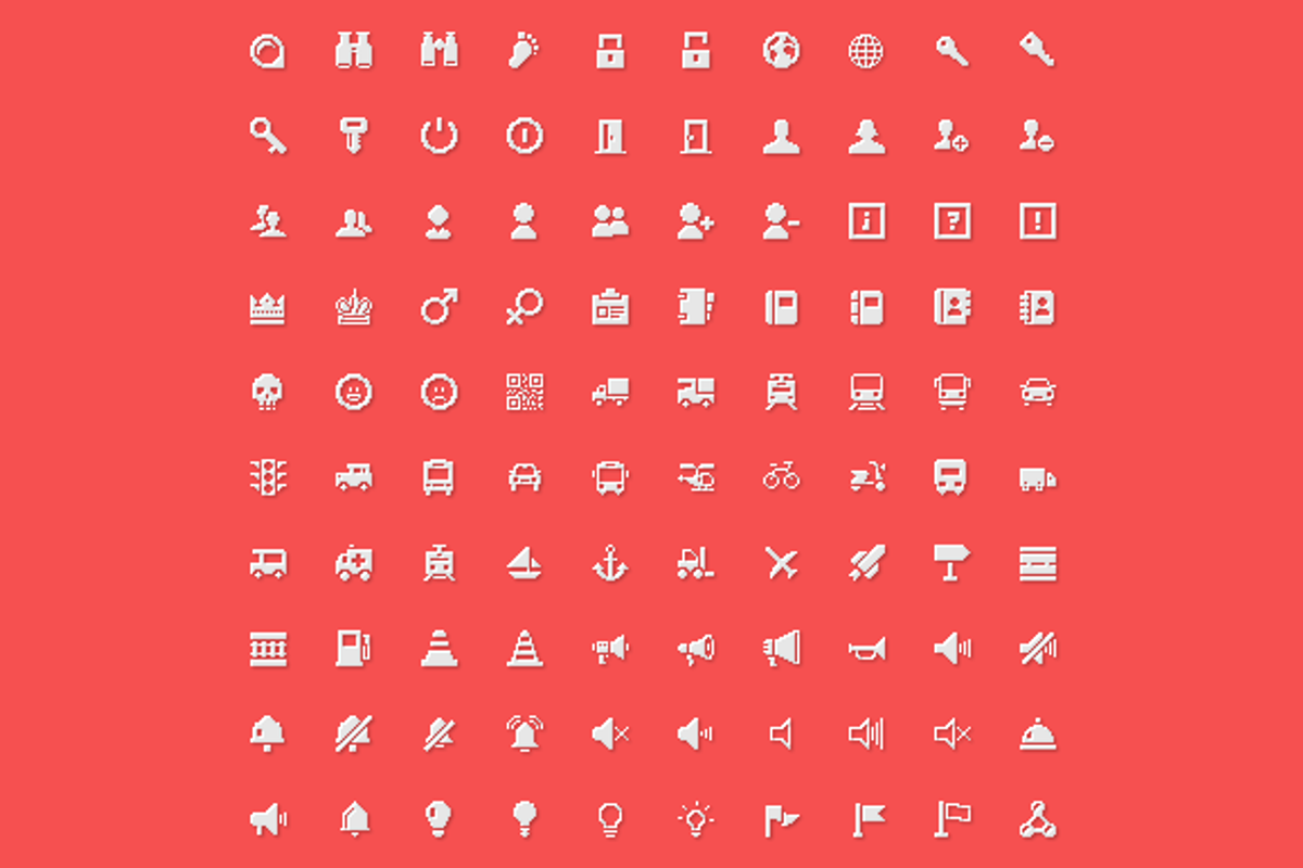 550 perfect pixel vector icons