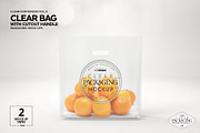 Clear Bag with Cutout Handles Mockup, a Packaging Mockup by INCDesign (Thumbnail 9 of 10)