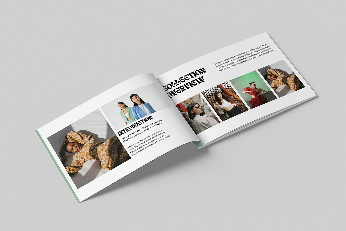 A4 Landscape Magazine Mockup, a Books & Magazine Mockup by UFR_GRAPHIC (Photo 2 of 5)