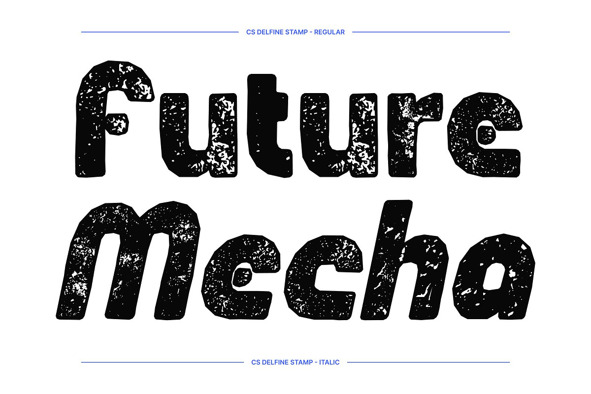 CS Delfine Stamp, a Sans Serif Font by Craft Supply Co. (Photo 3 of 8)