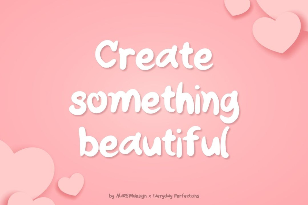 Boldies | Bold Handwriting Font, a Handwritten Font by Everyday Perfection (Photo 5 of 5)
