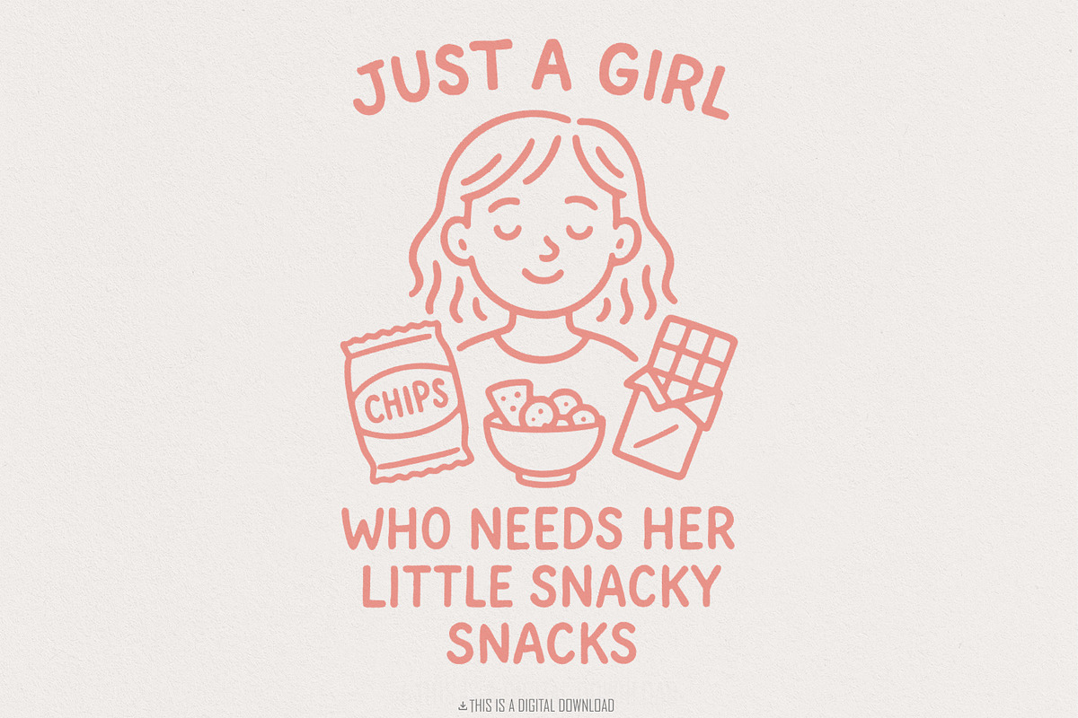 Just A Girl Who Needs Her Little, an Illustration by SharpMarketplace (Photo 1 of 9)