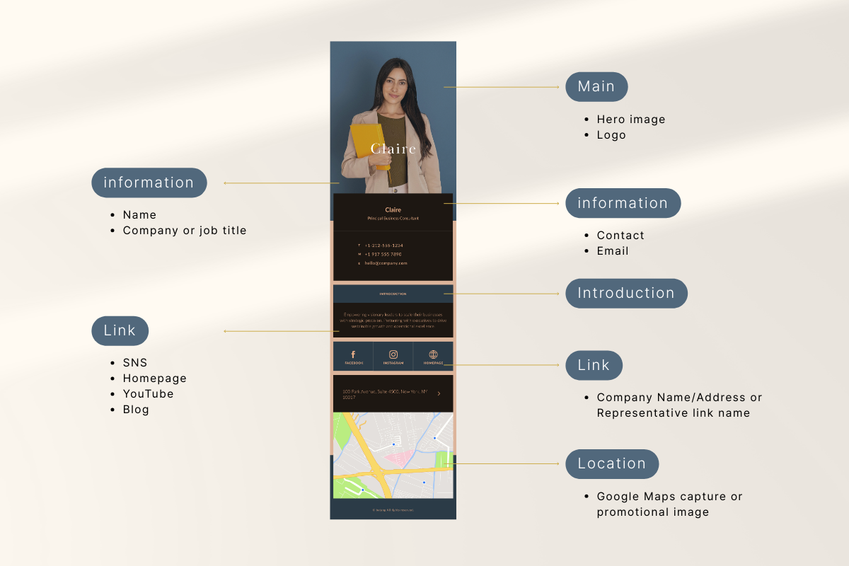 Consultant & Coach Link in Bio Canva, a Landing Page Template by batang (Photo 3 of 5)