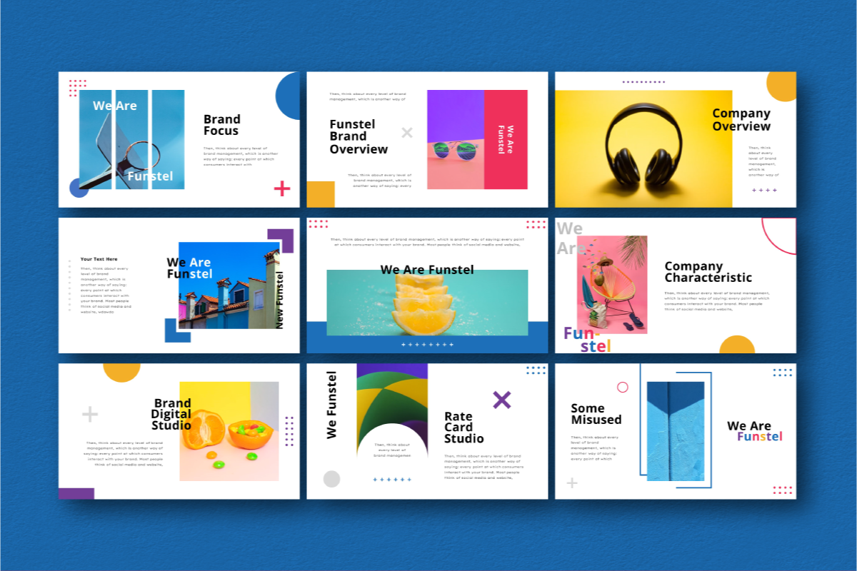 Funstel Google Slide Template, a Presentation Template by Inkofert (Photo 6 of 10)