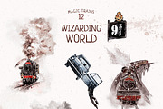 Wizarding World Watercolor set, a Decorative Illustration by Yakovleva Margarita (Thumbnail 11 of 20)