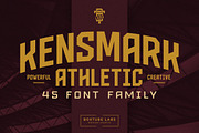 Kensmark - Display Font, a Sans Serif Font by BoxTube Labs (Thumbnail 1 of 6)