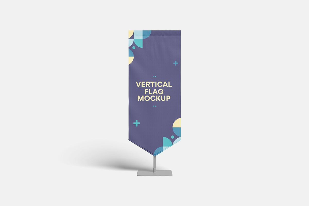 Vertical Flag Mockup, a Product Mockup by bimockup (Photo 6 of 6)
