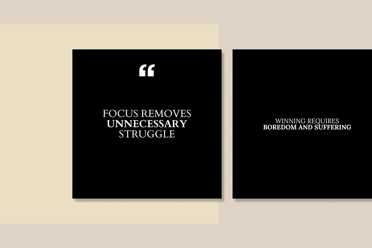 Powerful 50 Black Insatgram Template, a Social Media Template by RB Boutique (Photo 5 of 9)