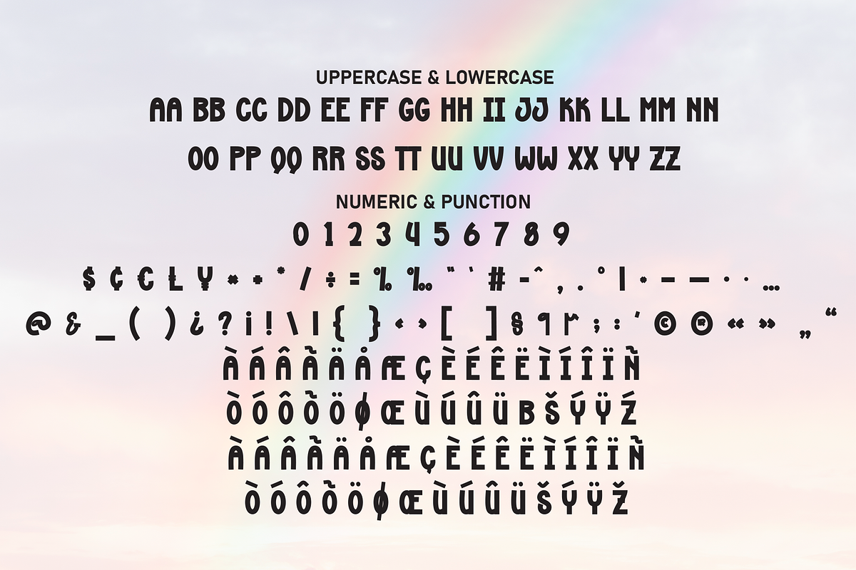 Magic Rainbow | Script Font, a Script Font by Scratchones (Photo 7 of 8)