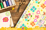 Baby Shower Train Adventure Seamless, a Background Graphic by K.JackArtwork (Thumbnail 7 of 8)