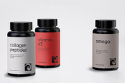 SUPPLEMENT BOTTLE MOCKUP, a Packaging Mockup by GraphicWave (Thumbnail 3 of 10)