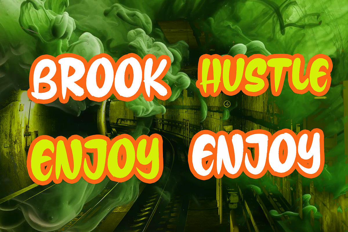GRAFFITI BRAVES MODERN DISPLAY, a Handwritten Font by dansdesign (Photo 7 of 8)