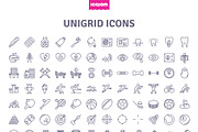 3552 Unigrid icons, an Outline Icon by Icojam store (Thumbnail 5 of 14)