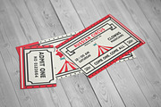 Event Tickets Mock-Up, a Mockup by MassDream (Thumbnail 2 of 10)
