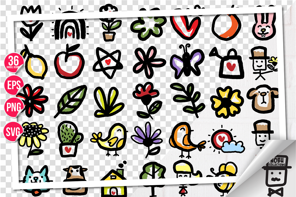 Spring Doodle Icon Clipart, an Emoji Icon by Nobu Collections (Photo 6 of 6)