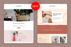Sarah A Blog & Shop WordPress Theme, a WordPress Template by AZ-Theme