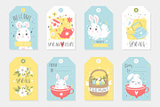 Easter Bunny - spring set, an Animal Illustration by Artnis (Thumbnail 4 of 7)