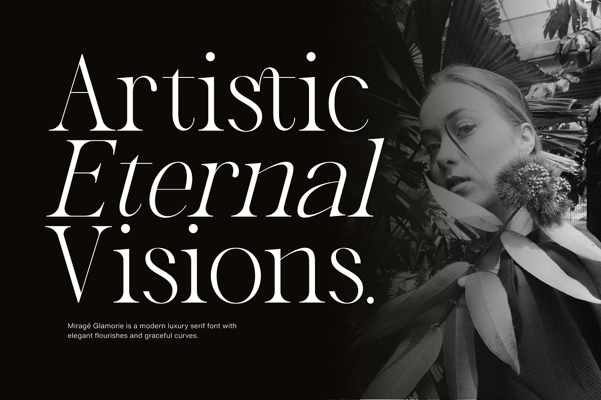Mirage Glamorie - Elegant Serif, a Serif Font by Bring To Type (Photo 6 of 9)