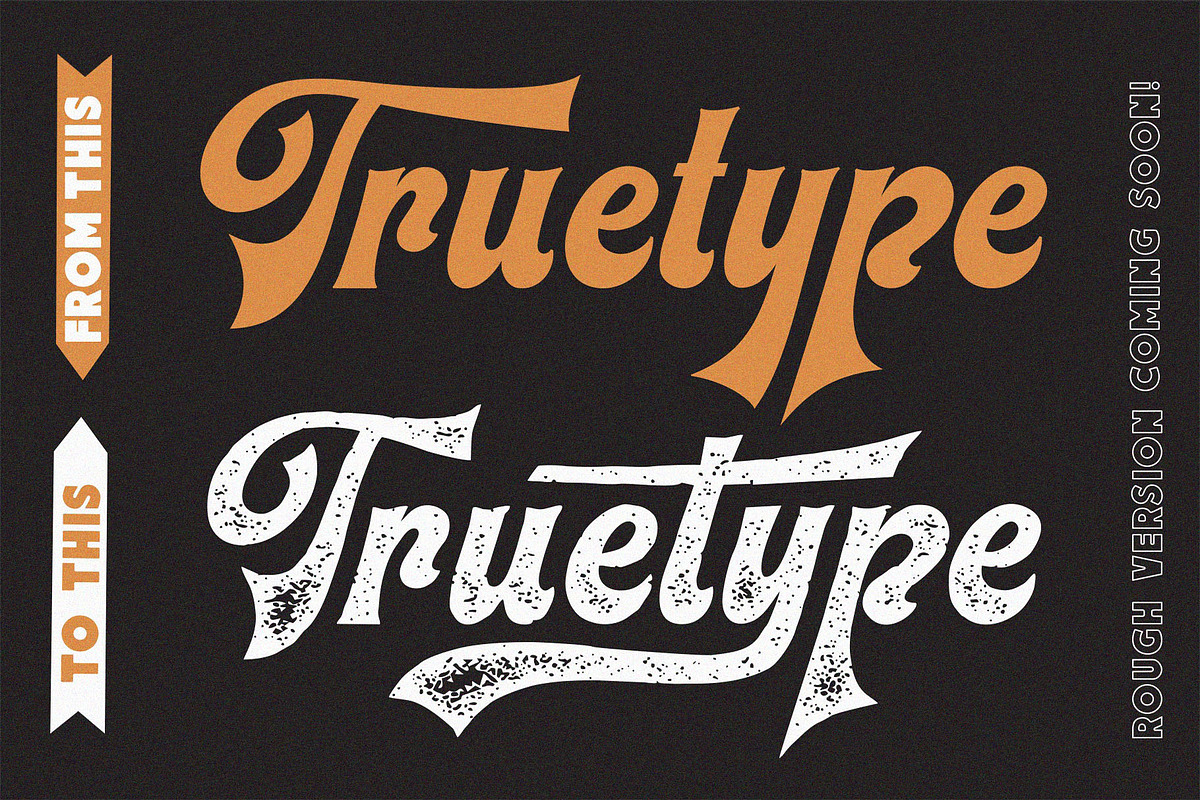 Local Goods Font, a Font by HRDR (Photo 8 of 10)