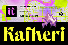 Kafheri Bold Tall Serif