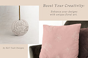 Monoline Flowers Bundle, an Object Graphic by Hell Yeah Designs (Thumbnail 12 of 12)
